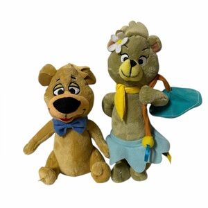 Hanna Barbera Yogi Bear Plush Bundle Ciny Bear Boo Boo Yogi’s Sidekick Toy Lot